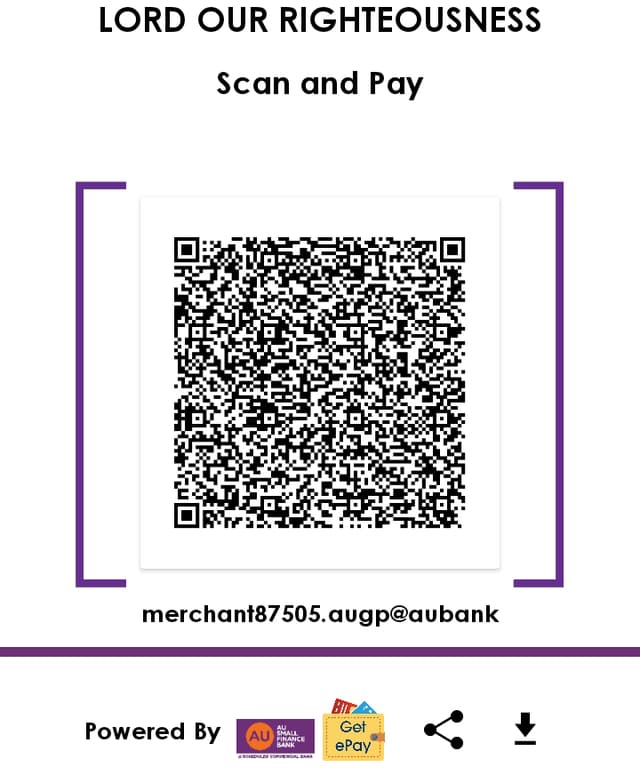 AU Bank QR Code for Donations